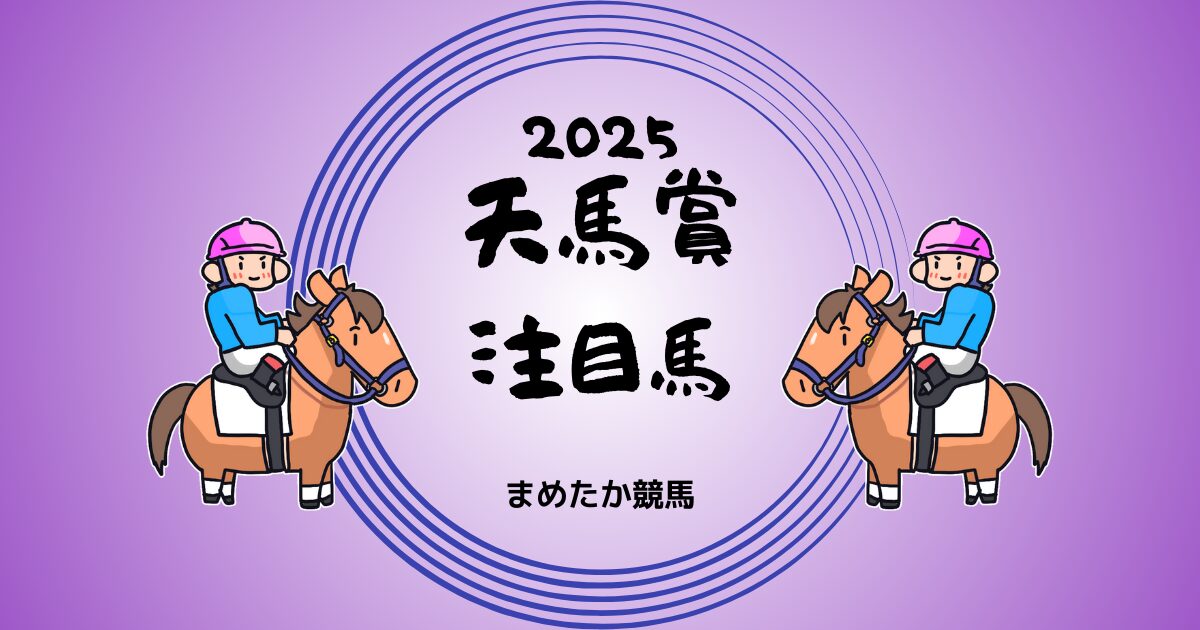 天馬賞2025予想