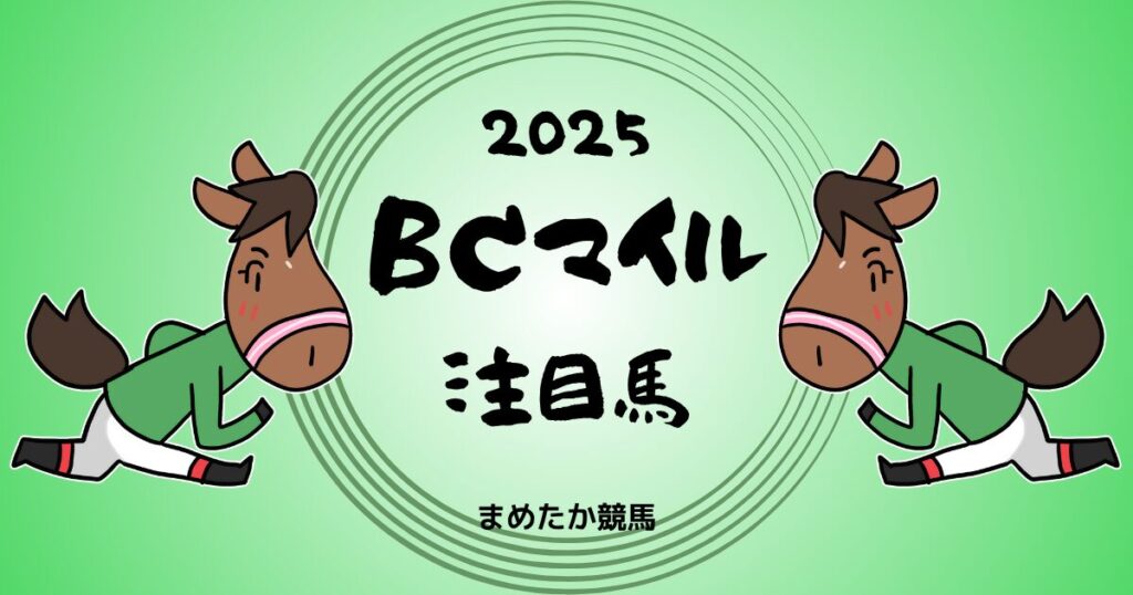 BCマイル2025予想注目馬