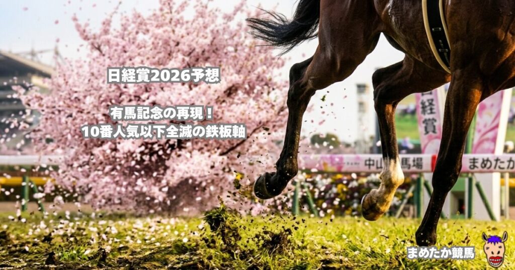 日経賞2026予想｜有馬記念の再現！10番人気以下全滅の鉄板軸
