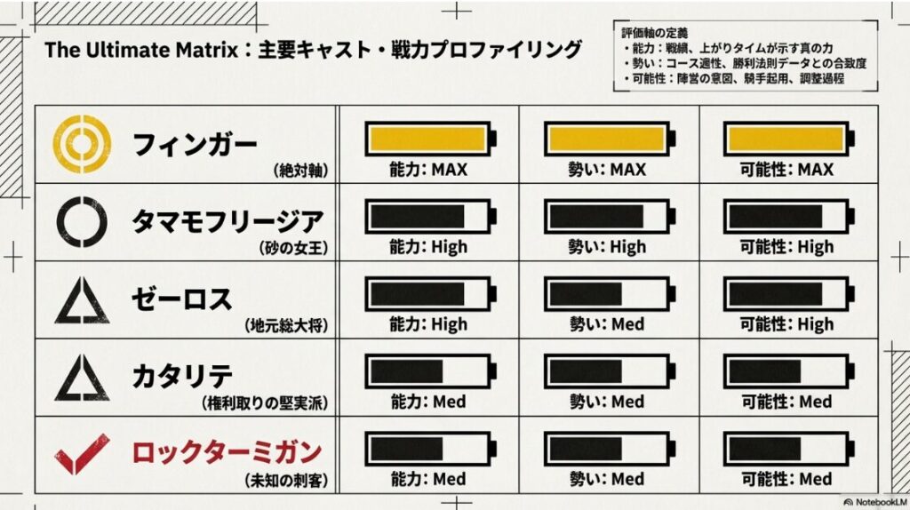京浜盃
注目馬5頭