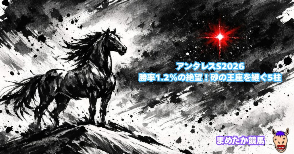 アンタレスS2026｜勝率1.2%の絶望！砂の王座を継ぐ5人の刺客