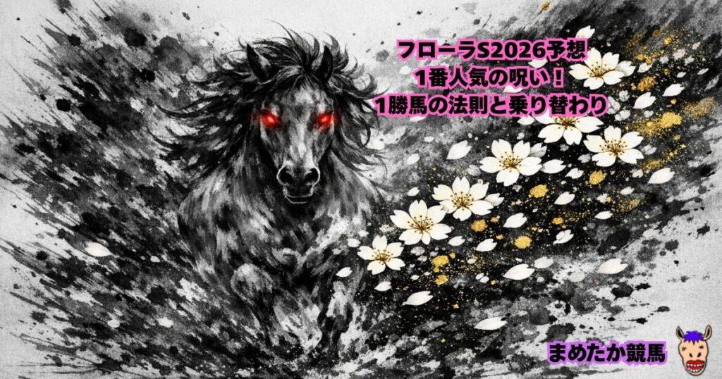 フローラS2026予想｜1番人気の呪い！1勝馬の法則と乗り替わり