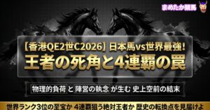 【香港QE2世C2026】日本馬vs世界最強！王者の死角と4連覇の罠