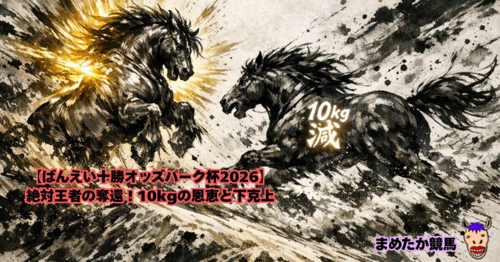 【オッズパーク杯2026】絶対王者の奪還！10kgの恩恵と下克上