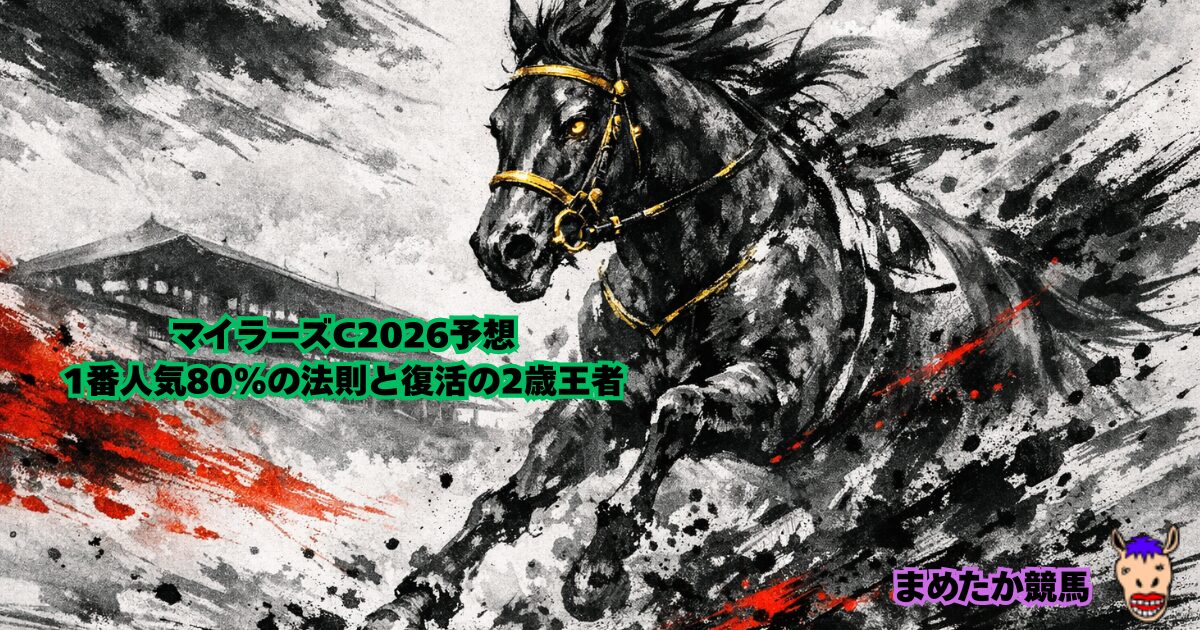 マイラーズC2026予想｜1番人気80%の法則と復活の2歳王者