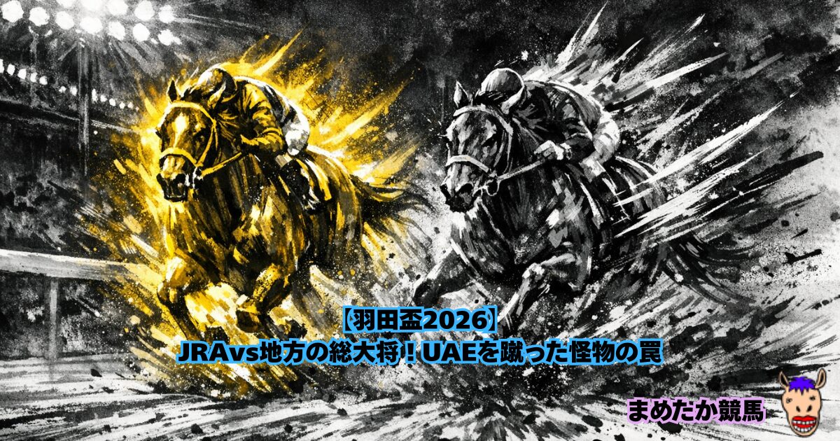 【羽田盃2026】JRAvs地方の総大将！UAEを蹴った怪物の罠