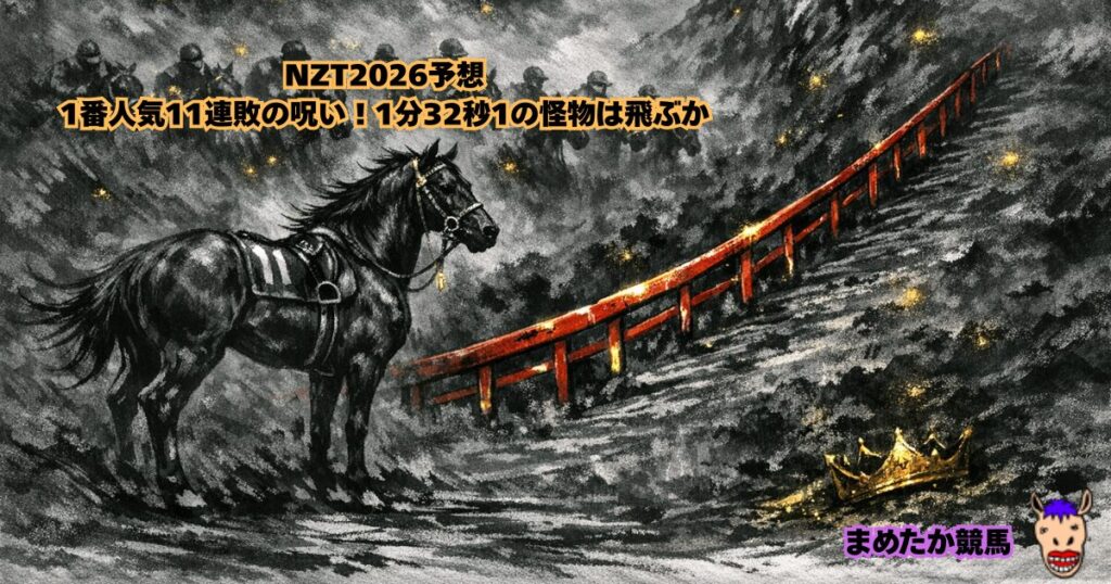 NZT2026予想｜1番人気11連敗の呪い！1分32秒1の怪物は飛ぶか