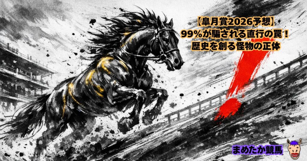 【皐月賞2026予想】99%が騙される直行の罠！歴史を創る怪物の正体