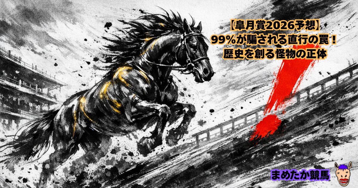 【皐月賞2026予想】99%が騙される直行の罠！歴史を創る怪物の正体