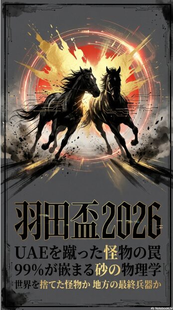 羽田盃 2026 UAEを 蹴った 怪物の 罠 99%が 嵌まる 砂の 物理学
世界を 捨てた 怪物か 地方の 最終兵器か