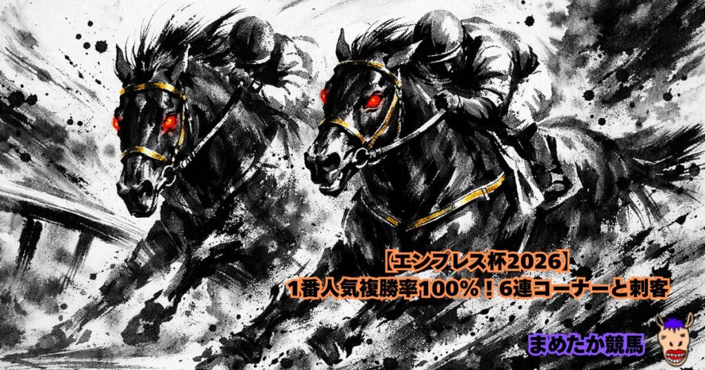 【エンプレス杯2026】1番人気複勝率100%！6連コーナーと刺客