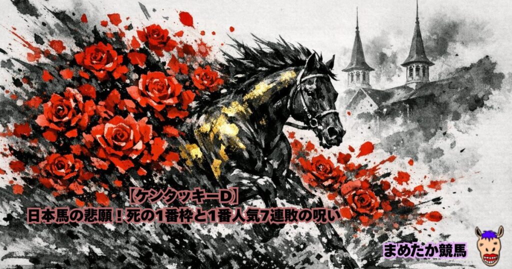 【ケンタッキーD】日本馬の悲願！死の1番枠と1番人気7連敗の呪い