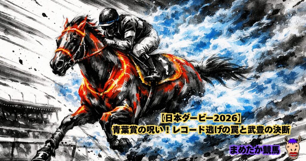 【日本ダービー2026】青葉賞の呪い！レコード逃げの罠と武豊の決断
