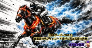 【日本ダービー2026】青葉賞の呪い！レコード逃げの罠と武豊の決断