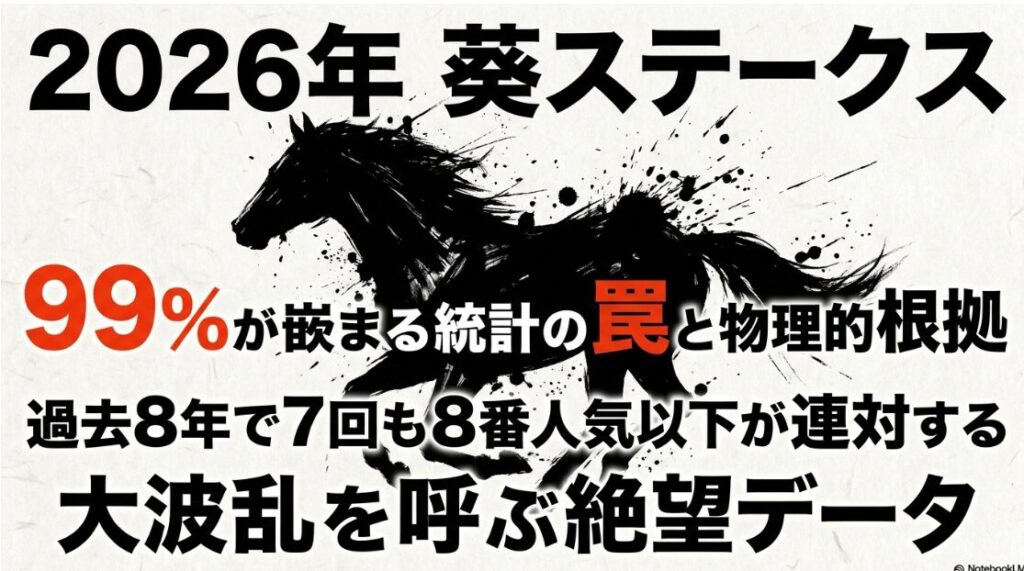 2026年 葵ステークス 99%が 嵌まる 統計の 罠 波乱率 87.5%を 支配する 物理的 根拠