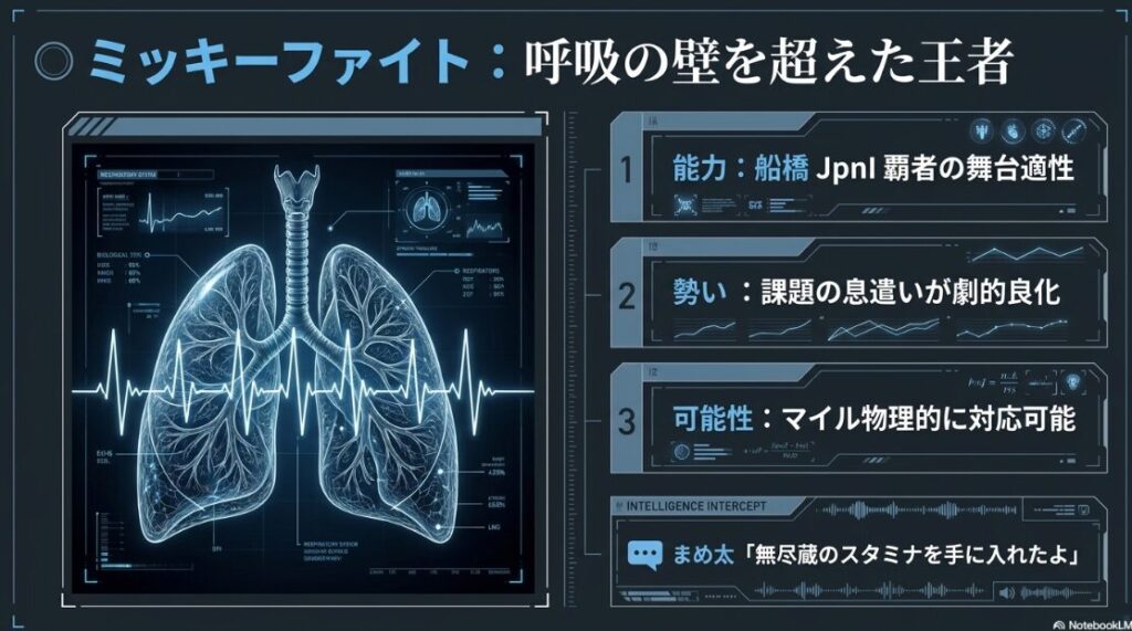 2026年 かしわ記念 対抗 ◯ ミッキーファイト が 船橋 の コーナー を 力強く 曲がる 姿 呼吸 の 課題 を 克服 し 物理 的 な 肉体 変容 を 遂げた JBC クラシック 覇者 の 躍動