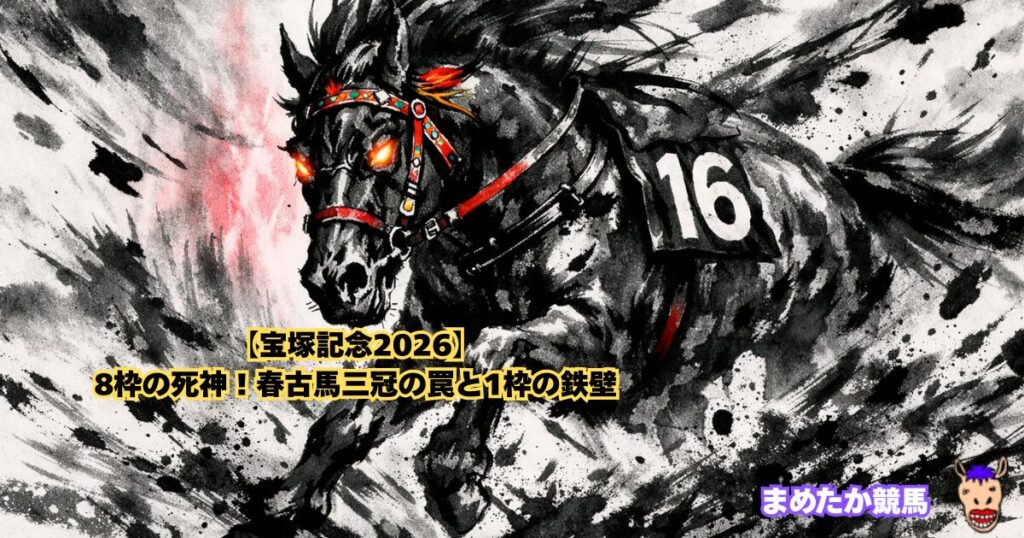 【宝塚記念2026】8枠の死神！春古馬三冠の罠と1枠の鉄壁