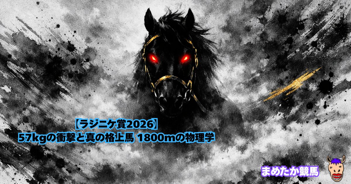 【ラジニケ賞2026】57kgの衝撃と真の格上馬 1800mの物理学