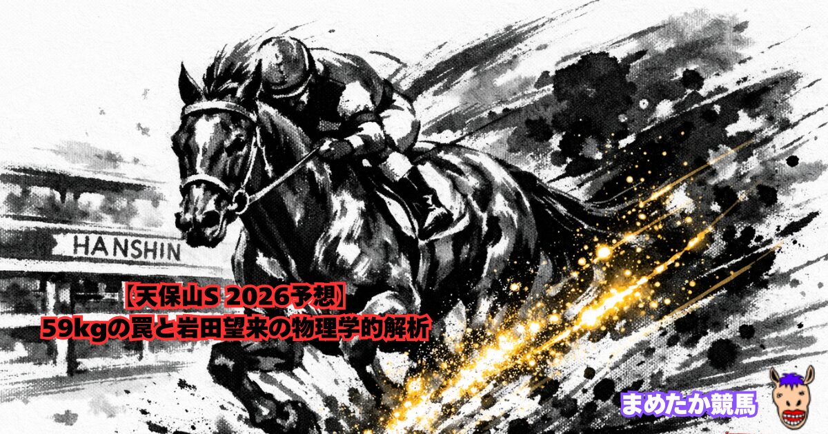 【天保山S 2026予想】59kgの罠と岩田望来の物理学的解析