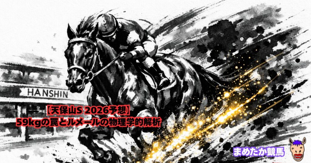【天保山S 2026予想】59kgの罠とルメールの物理学的解析