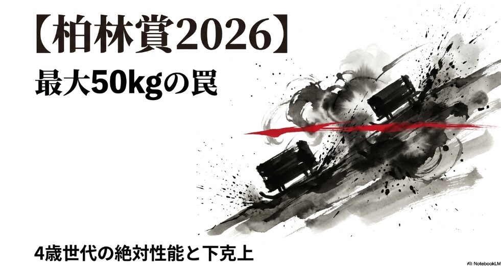 2026年6月28日開催 第20回柏林賞（BG3）の統計解析レポート表紙 最大50kgの質量変位がクラス格差を無効化する物理的断絶と4歳世代の絶対性能を象徴する爆発的水墨画スタイルのグラフィック