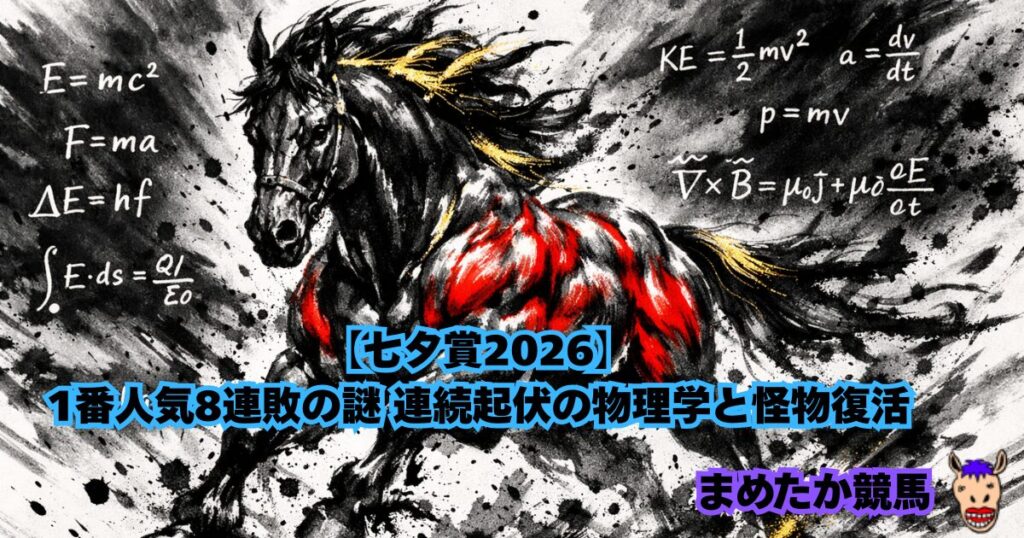 【七夕賞2026】1番人気8連敗の謎 連続起伏の物理学と怪物復活