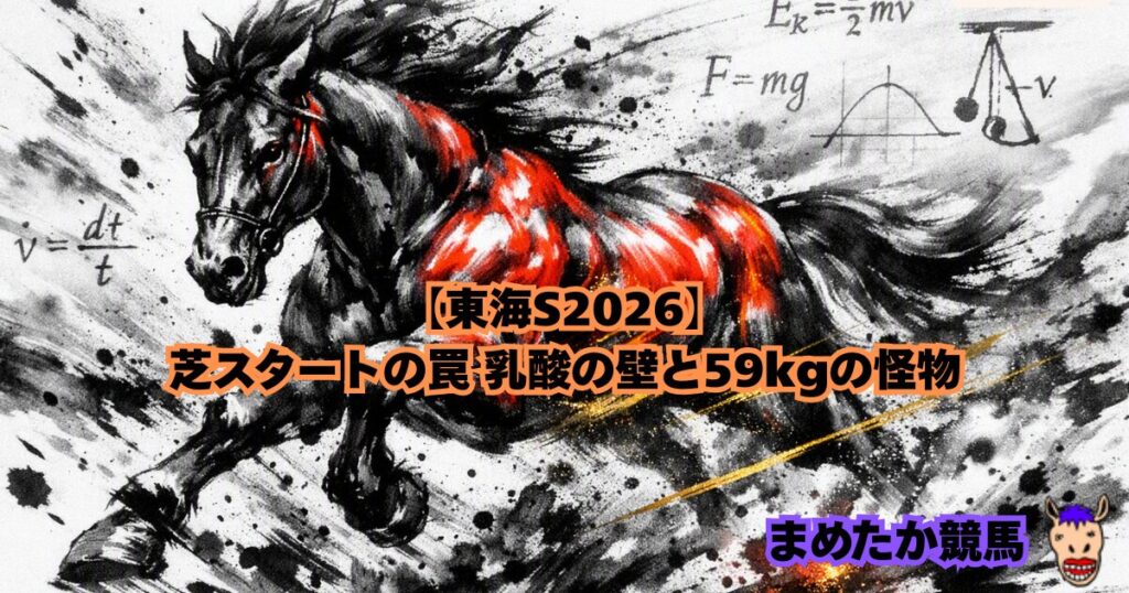 【東海S2026】芝スタートの罠 乳酸の壁と59kgの怪物