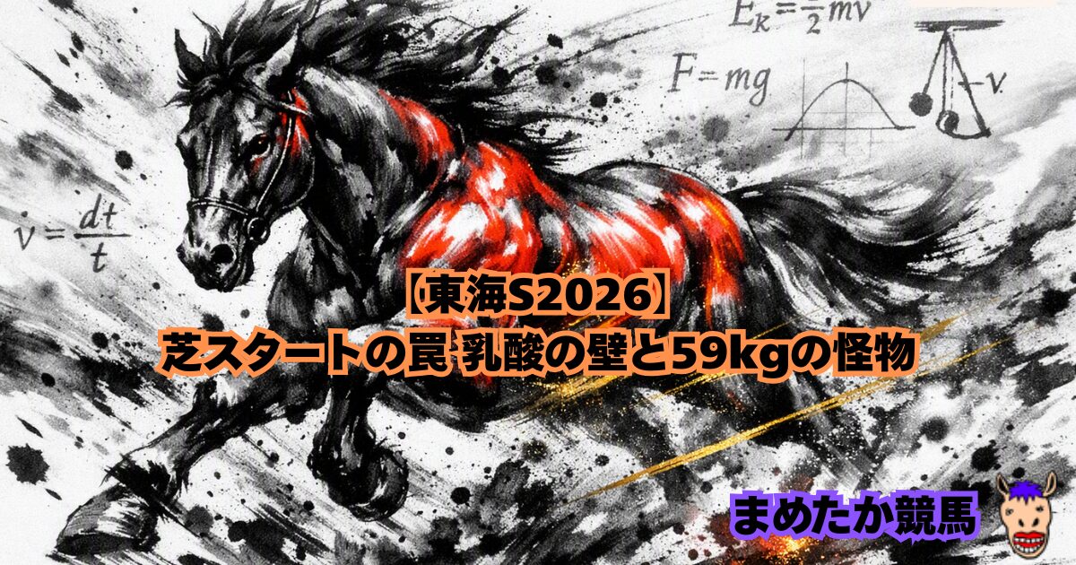 【東海S2026】芝スタートの罠 乳酸の壁と59kgの怪物
