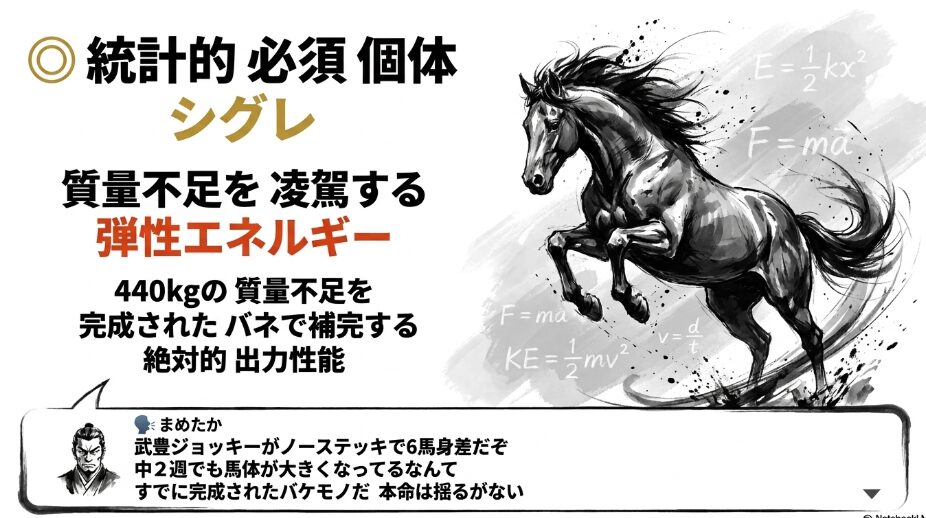 ◎シグレ 質量不足を 補う 弾性エネルギー 性能