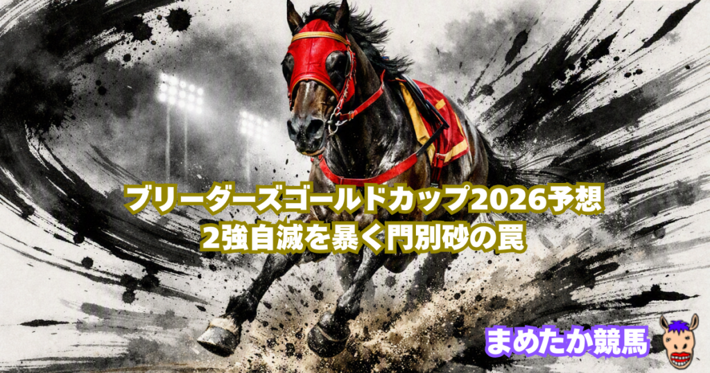 ブリーダーズゴールドカップ2026予想｜2強自滅を暴く門別砂の罠