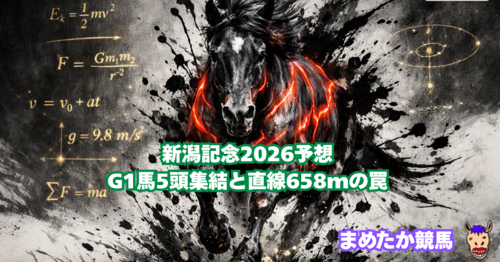 新潟記念2026予想｜G1馬5頭集結と直線658mの罠