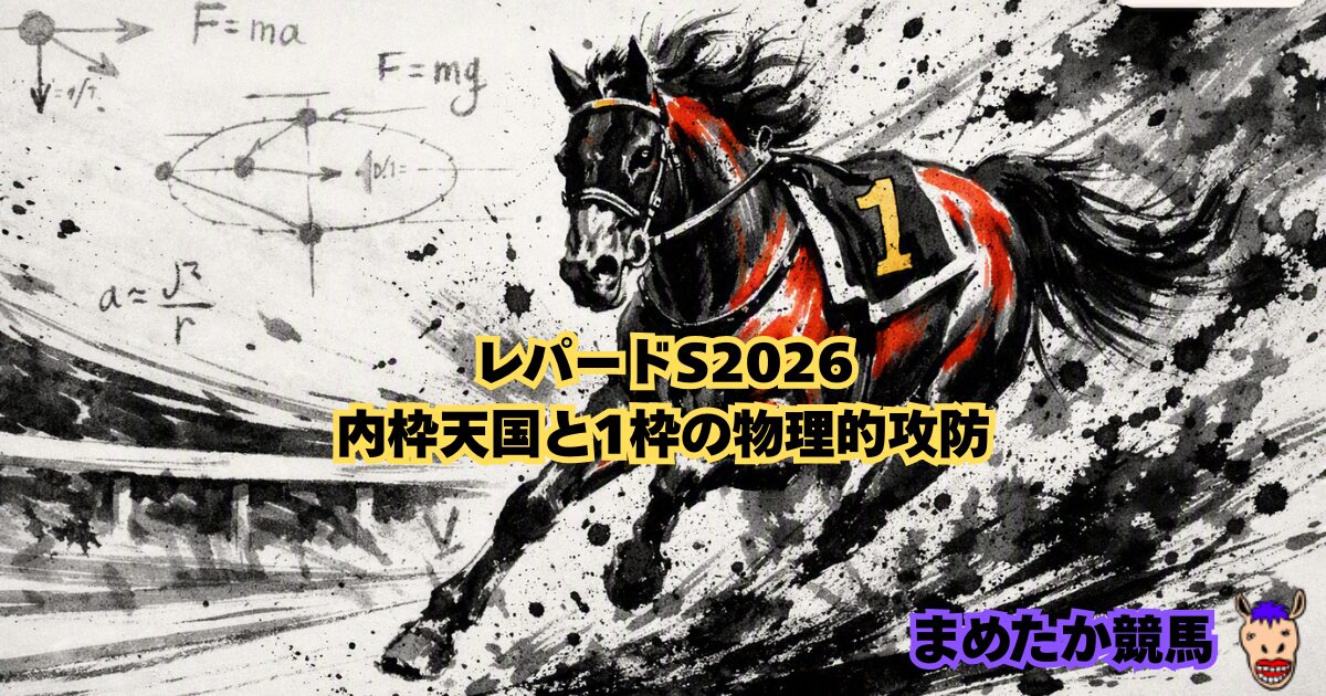 レパードS2026｜内枠天国と1枠の物理的攻防