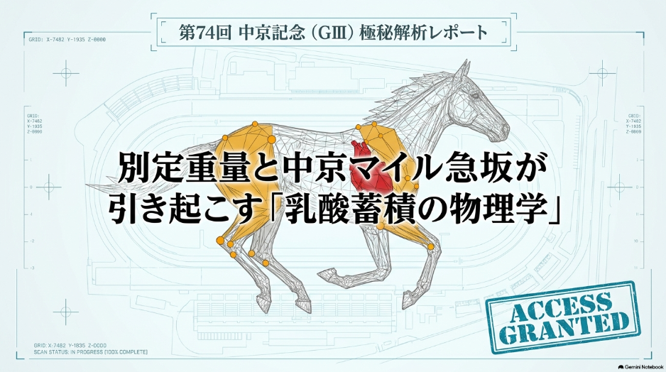 2025年から「別定重量戦」へと変貌を遂げた中京記念の構造を解説。ハンデ戦時代の波乱とは異なる、純粋な「出力性能」と「物理的負荷」の衝突を定義する