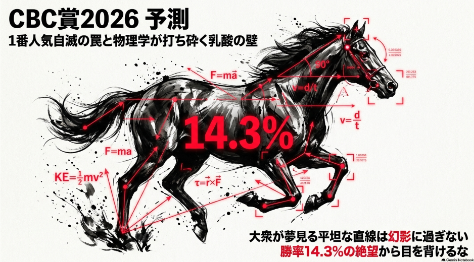 表紙であり 1番人気の 勝率14.3% という 統計的 罠を ネガティブ フック として 提示