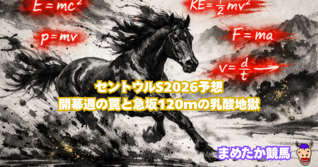 セントウルS2026予想｜開幕週の罠と急坂120mの乳酸地獄