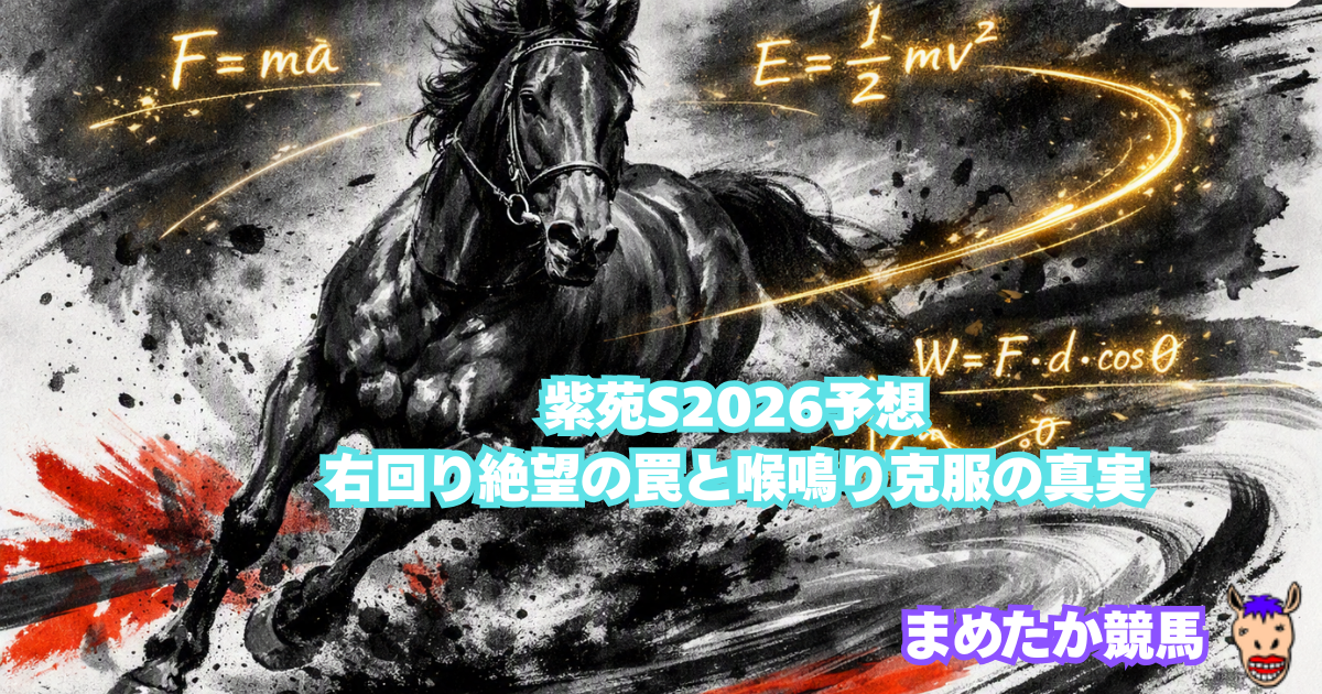 紫苑S2026予想｜右回り絶望の罠と喉鳴り克服の真実