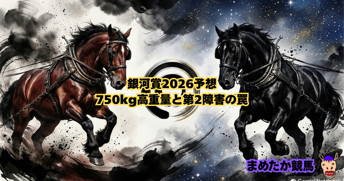 銀河賞2026予想｜750kg高重量と第2障害の罠