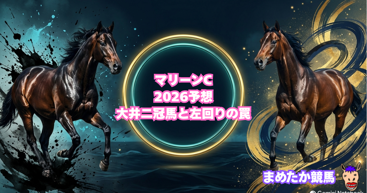 マリーンC2026予想｜大井二冠馬と左回りの罠
