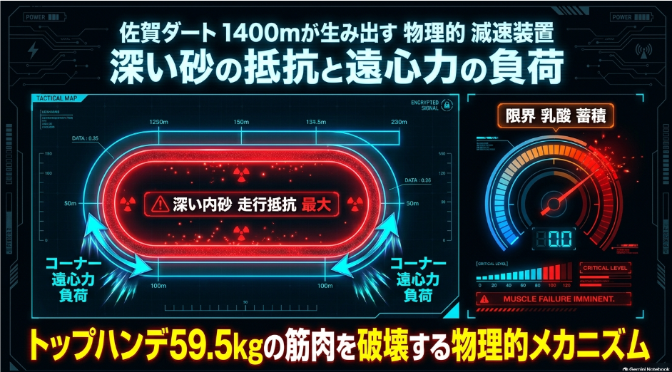 独自の 物理学と 統計データによる 競走馬の 出力性能 解析スライド