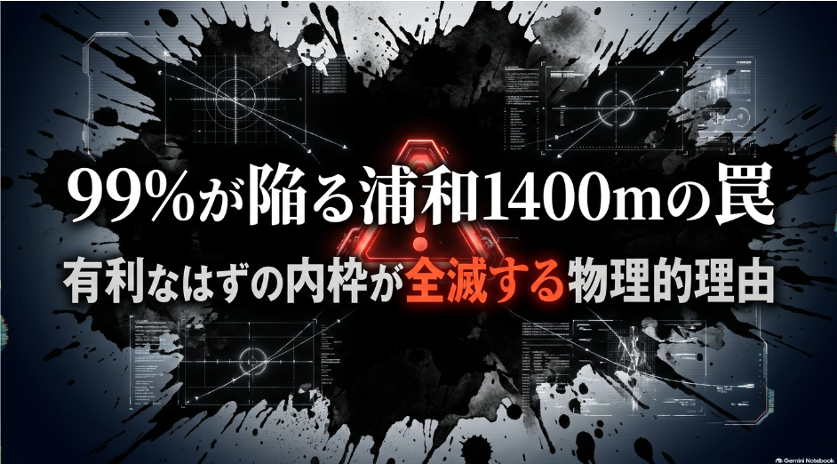 オーバルスプリント2026予想 直線220mの罠と外枠5勝の幾何学 浦和ダート1400m第37回オーバルスプリントJpnIII 99%が勘違いしている統計の罠