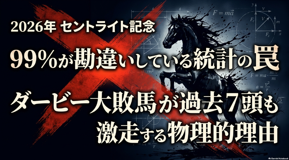 第80回朝日杯セントライト記念（GⅡ）予想「99%が勘違いしている内回り2000mと外回り2200mの力学反転」
