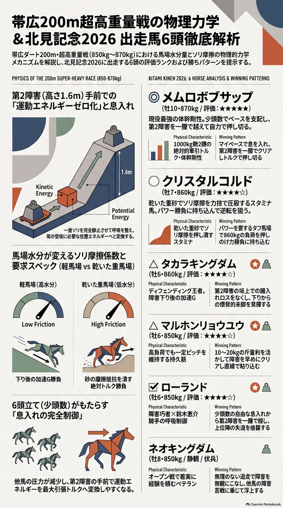 北見記念
コース攻略
注目馬5頭
