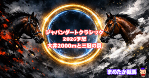 JDC2026予想｜大井2000mと三冠の罠