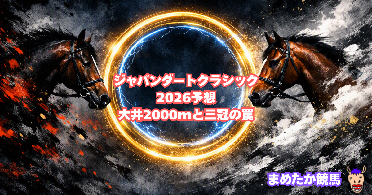 JDC2026予想｜大井2000mと三冠の罠