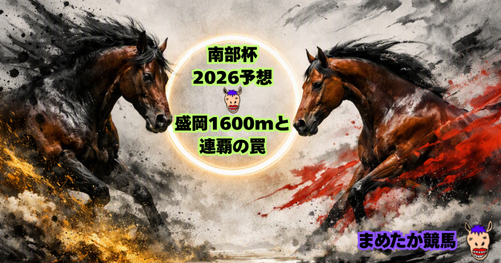 南部杯2026予想｜盛岡1600mと連覇の罠