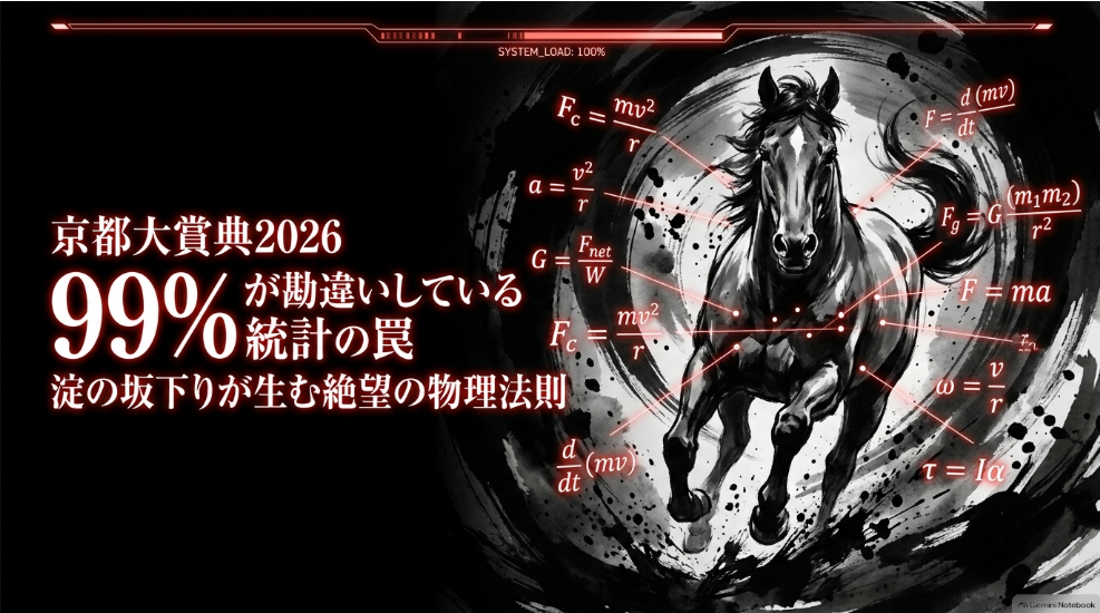 99%がハマる罠！京都大賞典2026予想｜淀の坂と直行組の激走力学