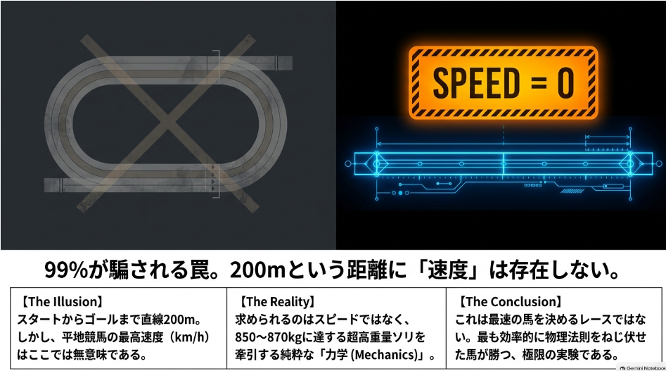 ばんえい競馬コース200m