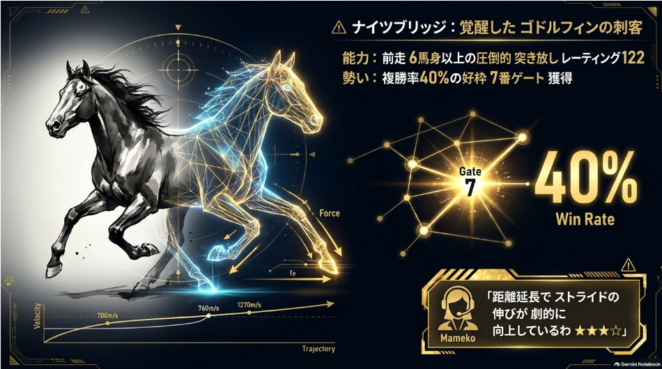 BCクラシック2026予想 連下△ナイツブリッジ 7枠7番 レーティング122 パシフィッククラシック6馬身1/4差圧勝 ストライド覚醒の刺客
