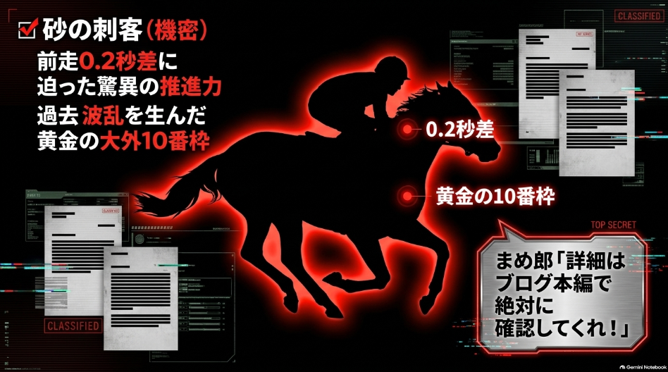 ナナカマド賞2026スライド7 激走穴馬モンスターオウキ 前走0.2秒差急追の末脚 過去伏兵2勝を誇る黄金の大外8枠10番と西将太騎手の一撃