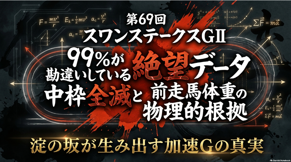 第69回スワンステークス2026予想 99%が勘違いしている統計の罠と京都芝1400m外回りの物理的根拠 まめたか競馬ブログスライド